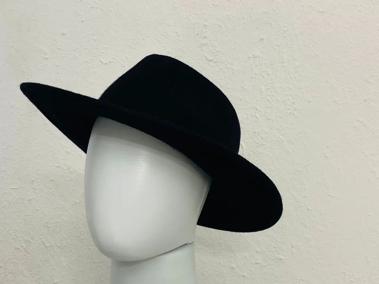 chapéu preto fedora forever 21 feltro bom estado