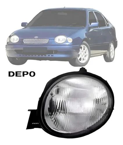 Farol Corolla Europeu 1998 1999 2000 2001 2002 Depo Esquerdo