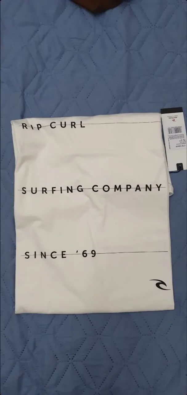 Camiseta Rip Curl Original. Tamanho G. Cor bege. Nova sem uso.  - Foto 3