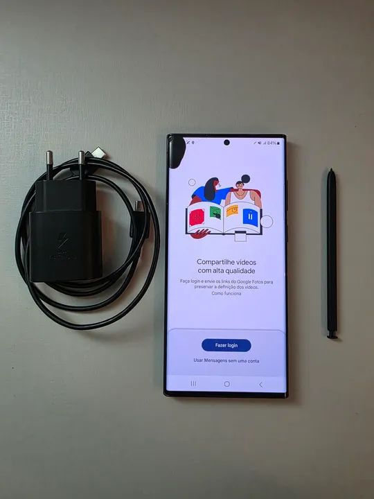 Samsung Galaxy S22 Ultra Preto - Usado com trincado na tela - Foto 4