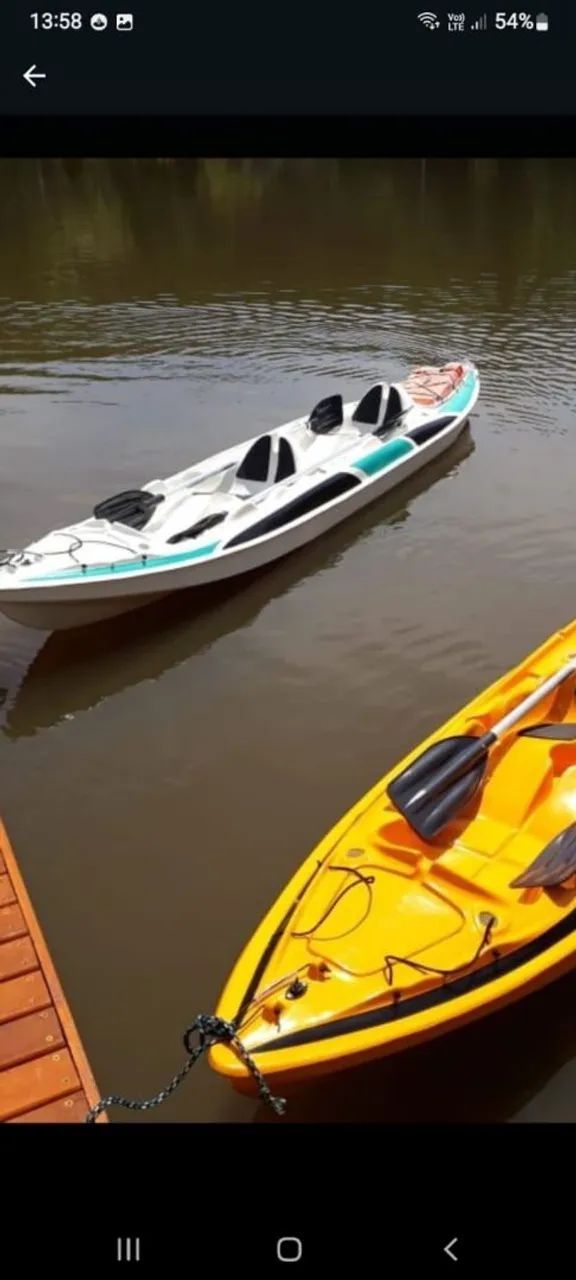 Vendo-caiaque kamerine pro 2, usado como Foi usado apenas 4 vezes, está novo