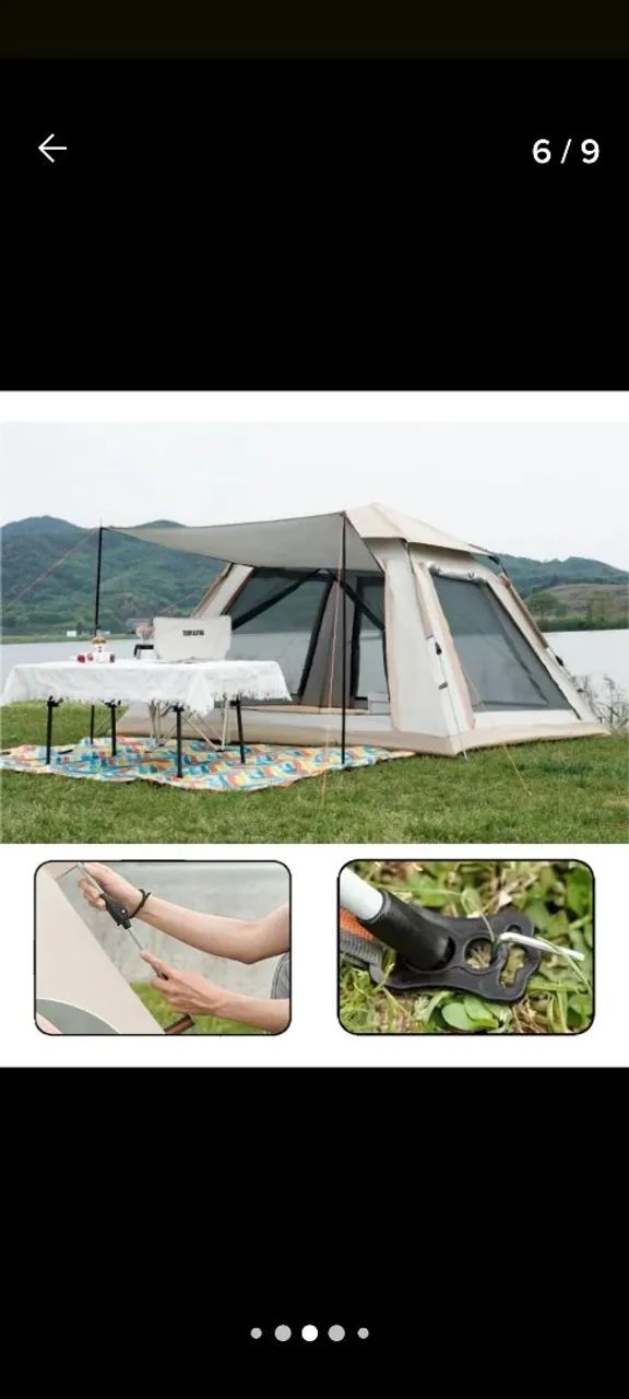 Barraca de Camping Familiar Espaçosa e Confortável - Foto 4