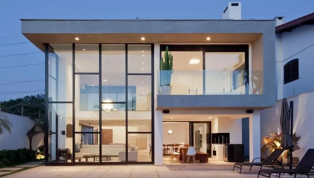Fachadas em vidro, sua casa moderna