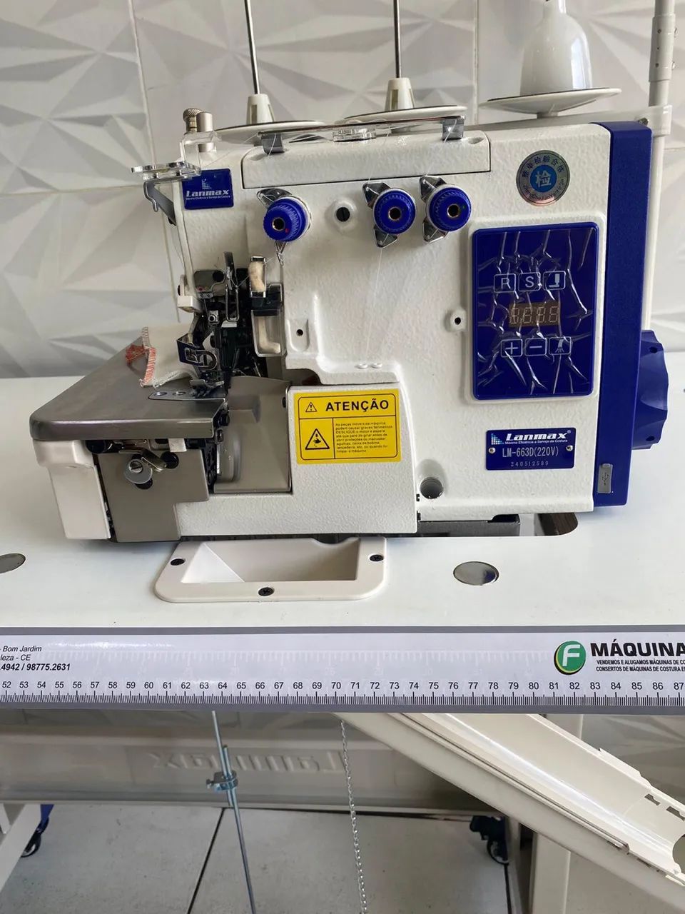 ( NOVA )OVERLOCK DIRECT DRIVE LANMAX PROMOÇÃO  - Foto 3