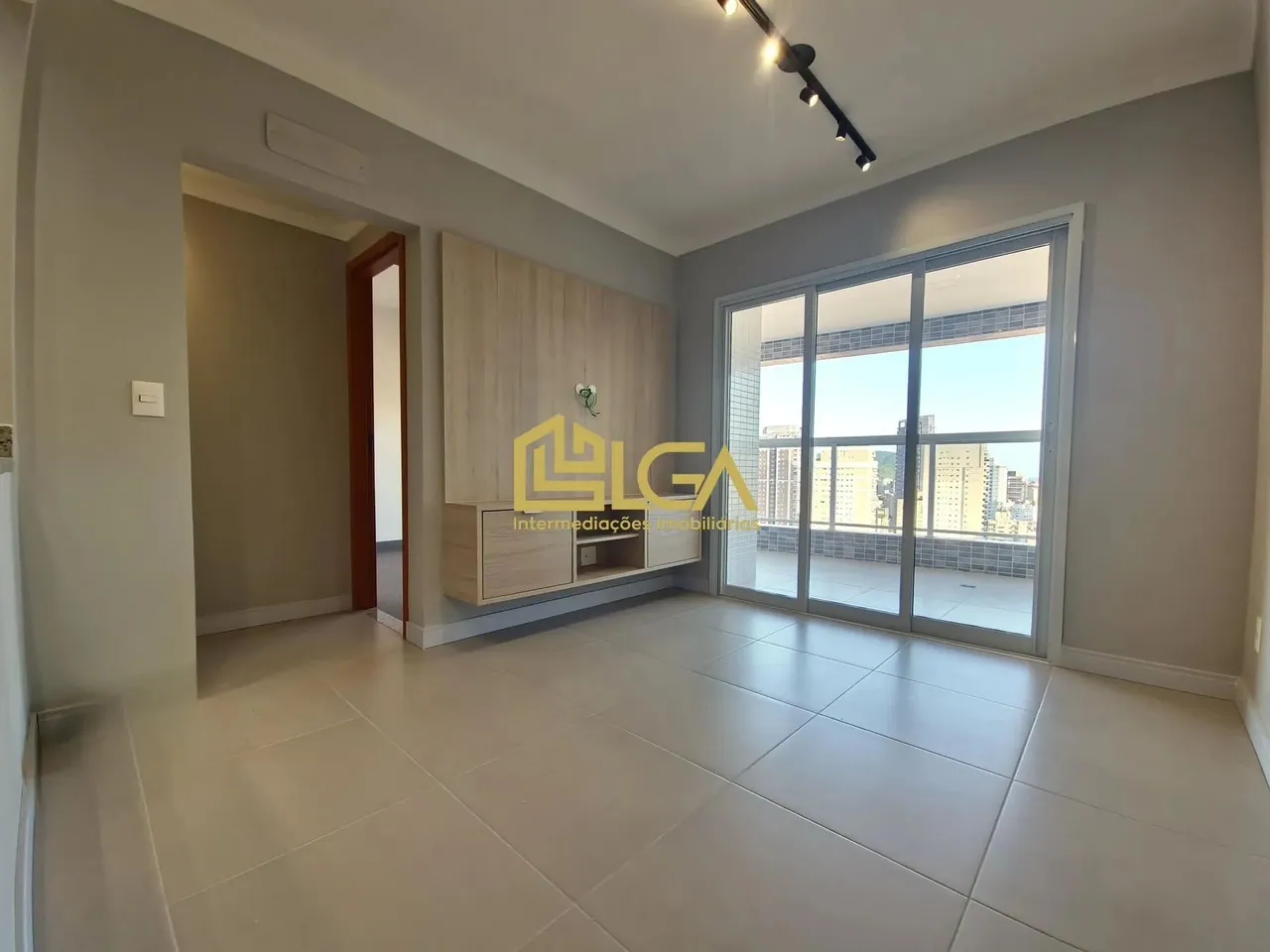 Apartamento para locação - Boqueirão - Santos l Andar alto - Vista mar