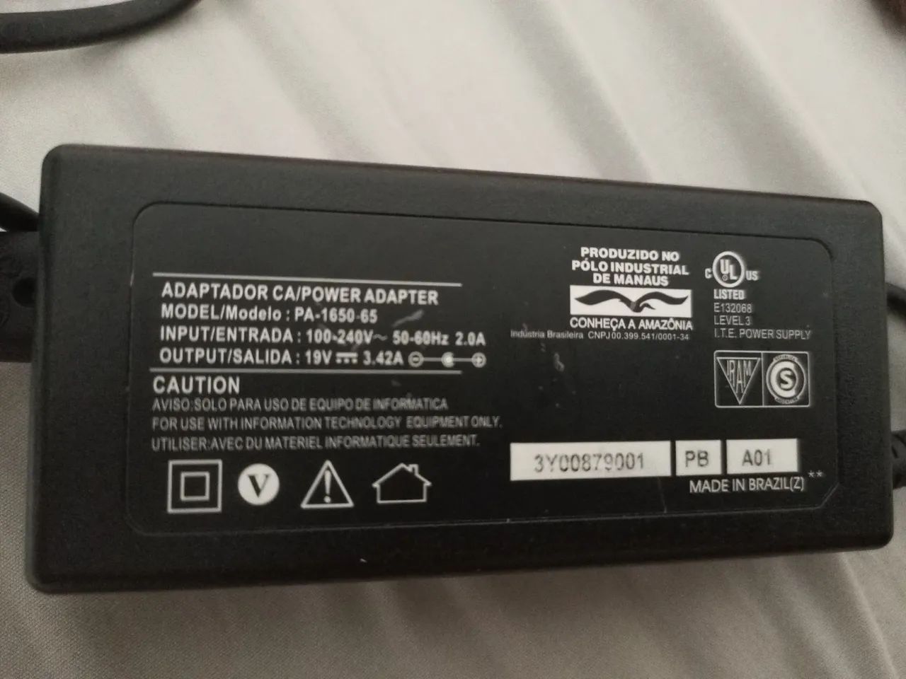 Carregador para Notebook - 19V 3.42A - Foto 6