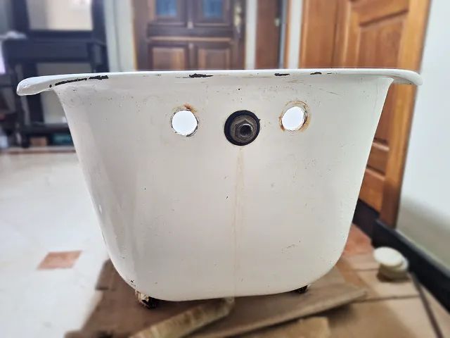 Banheira vitoriana de ferro  - Foto 4