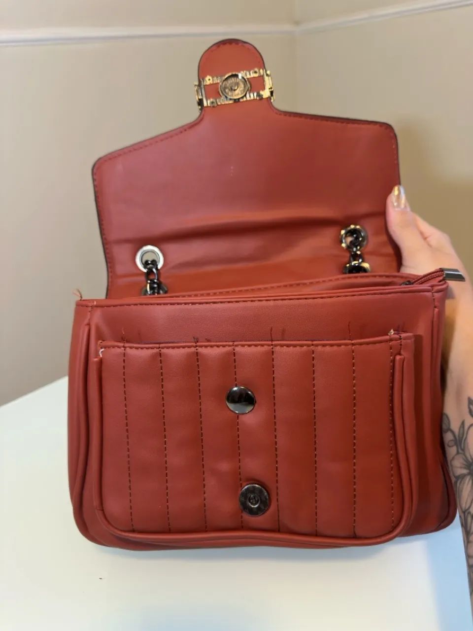 Bolsa de Ombro com Corrente - Foto 3