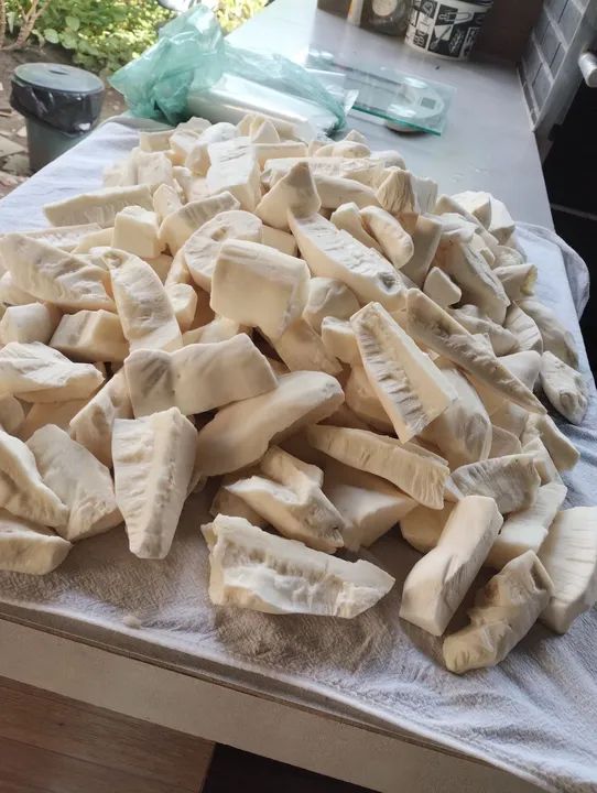 Mandioca descascada  - Foto 3