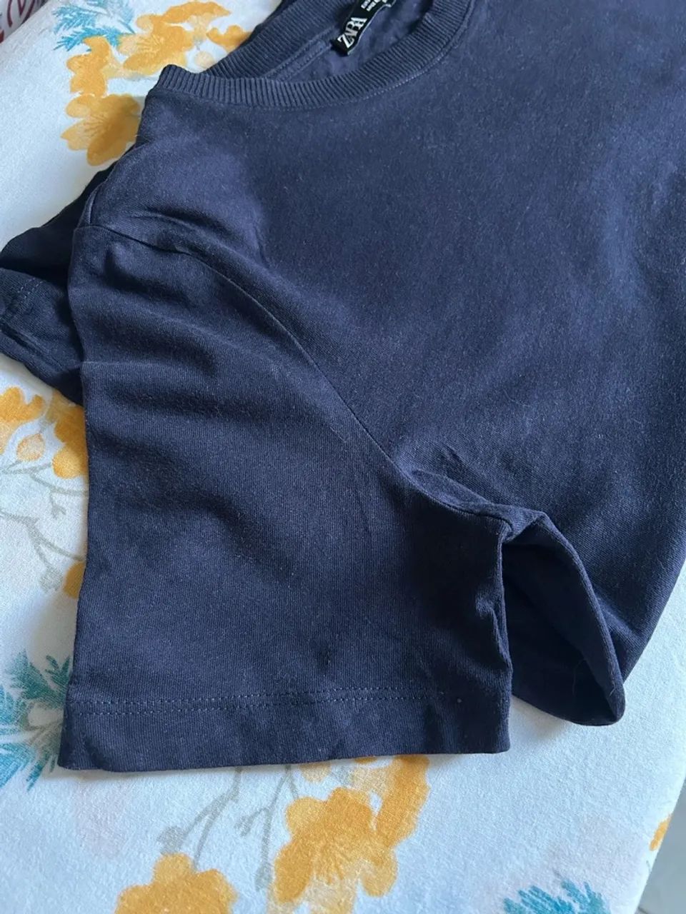 t-shirt zara (azul) - Foto 4