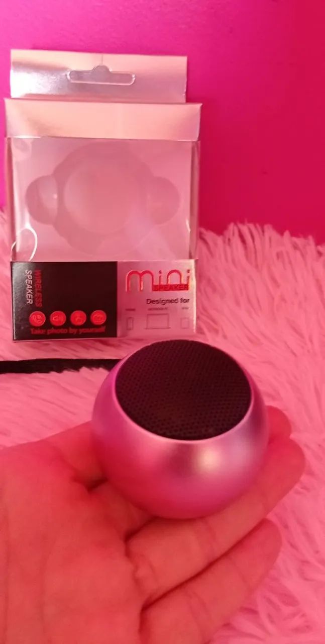 Mini Caixa de Som Wireless - Design Moderno