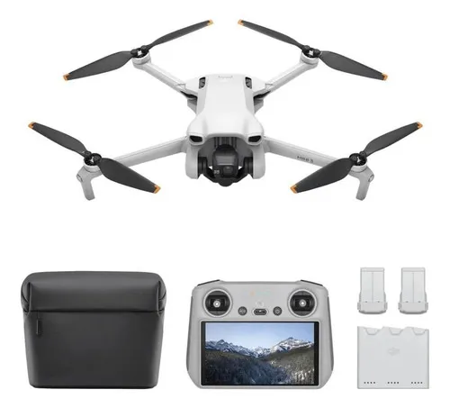 Drone Dji Mini 3 Combo Fly More Rc, 3 Baterias 4k Gl com tela no controle