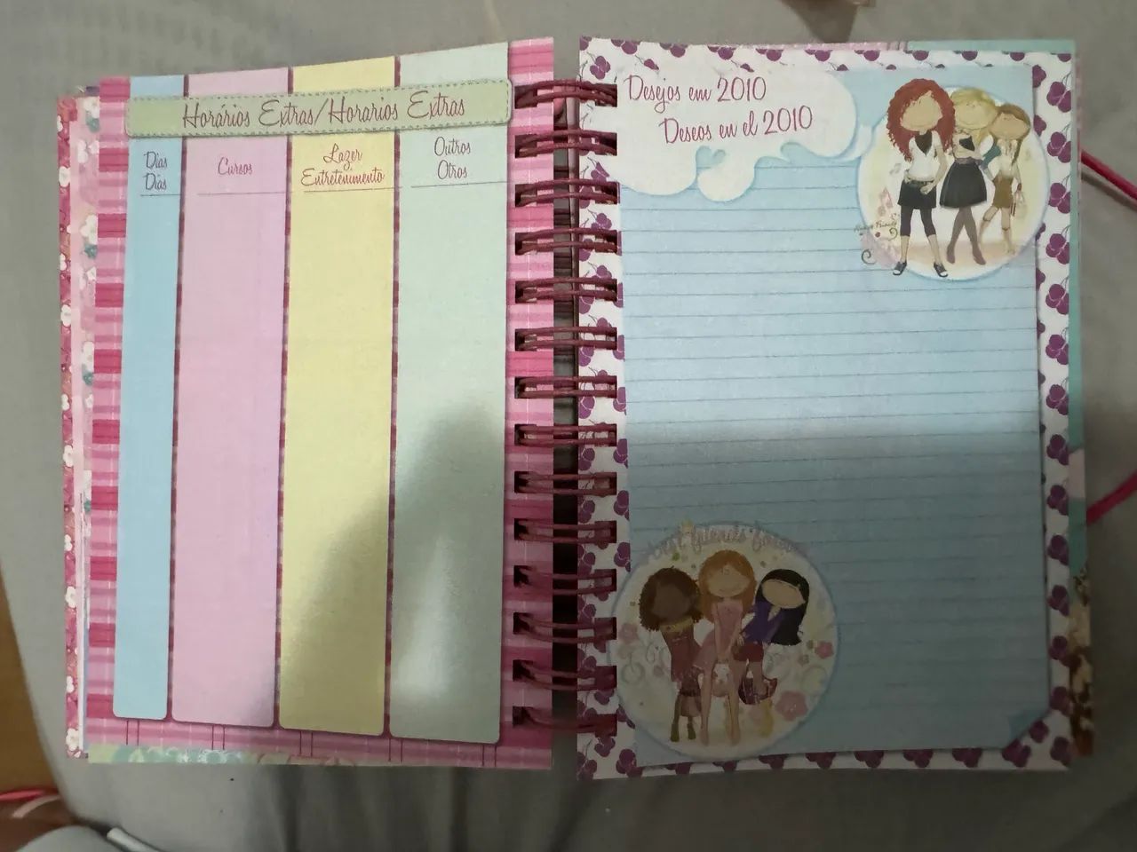 Agenda de 2010 Menininhas 64684407154050124