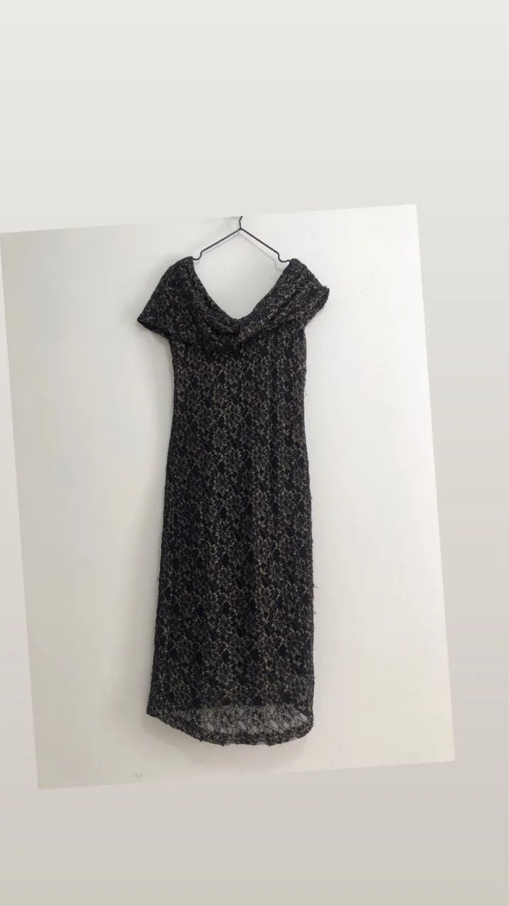 Vestido midi tamanho M