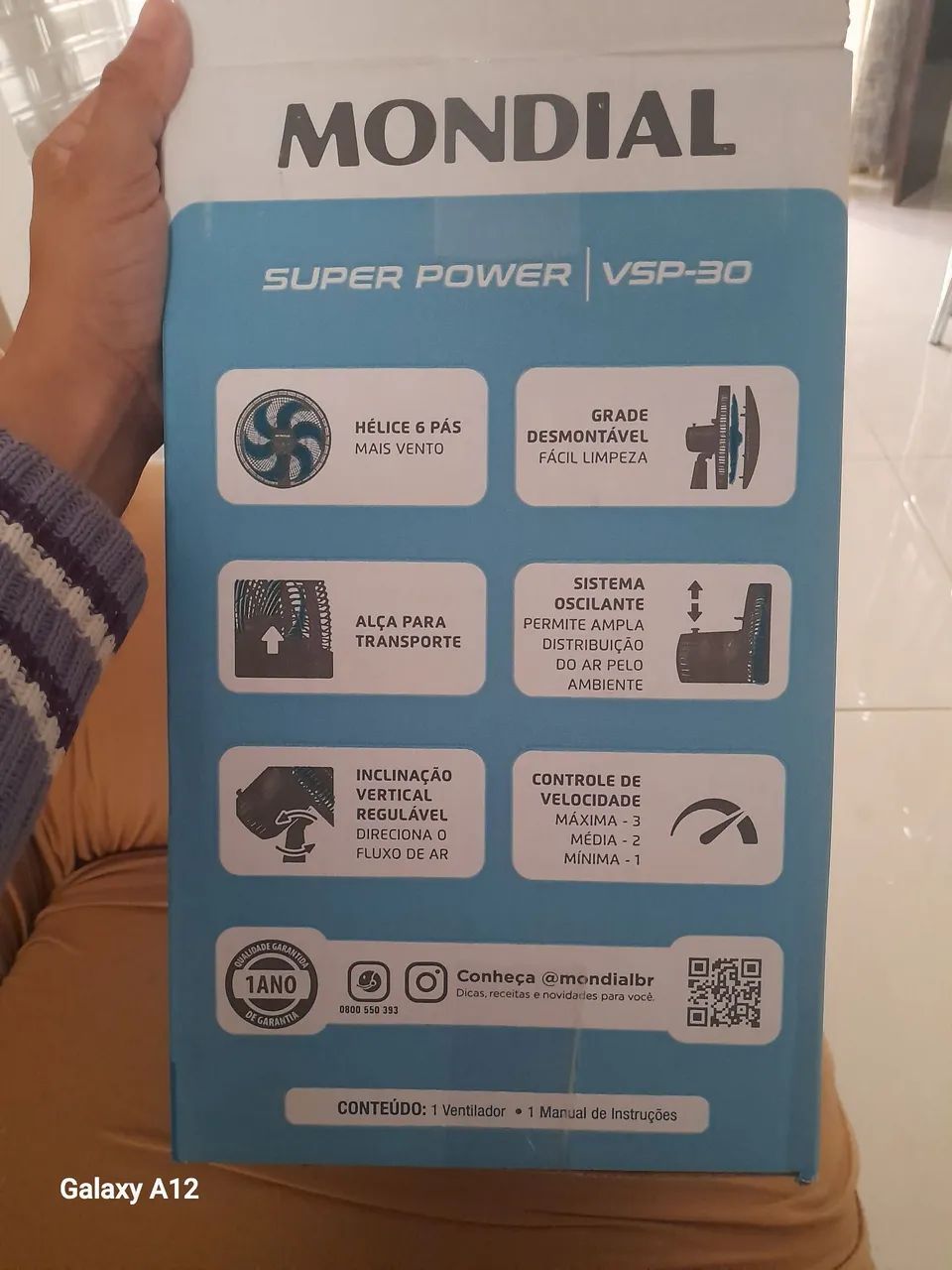 Ventilador de Mesa Mondial NOVO - Foto 4