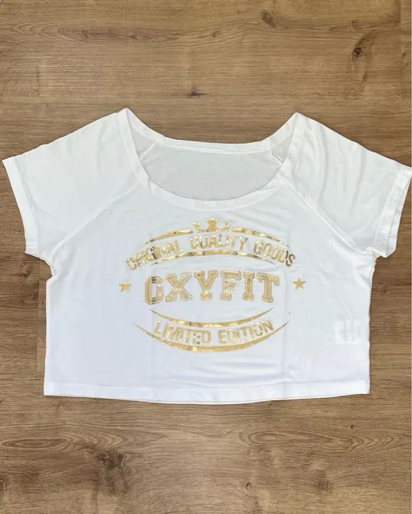 Cropped off white Original tam M Oxyfit - Foto 3