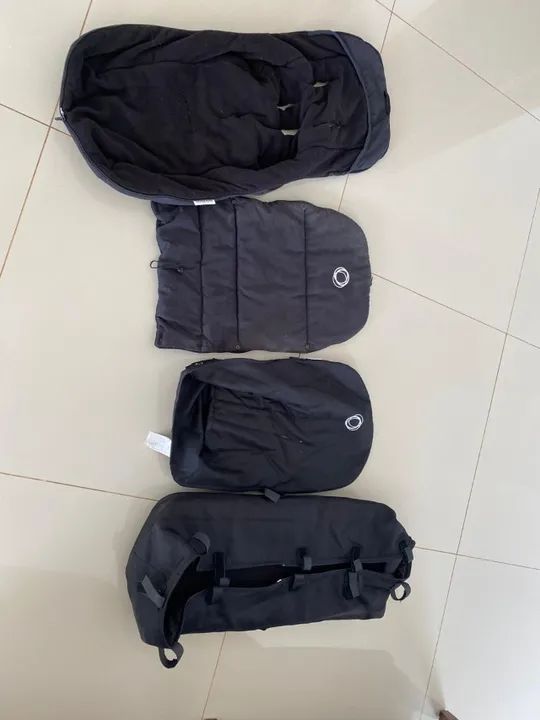 Carrinho de bebê bugaboo Camaleon 3 com bebe conforto, moises e capas de inverno - Foto 4