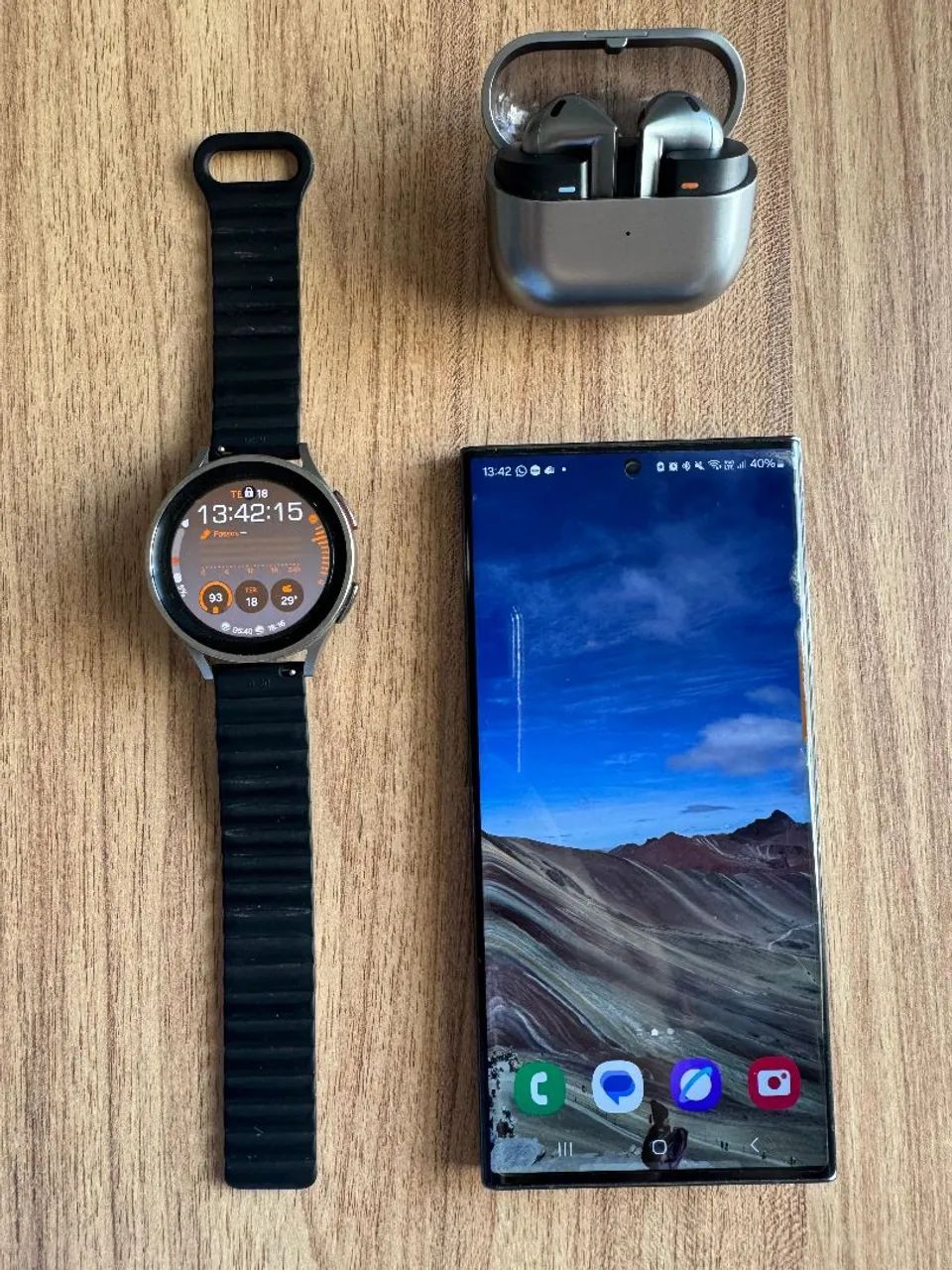 GALAXY S23 ULTRA + WATCH 5 + BUDS 3 - MUNDO SAMSUNG IMPECAVEL