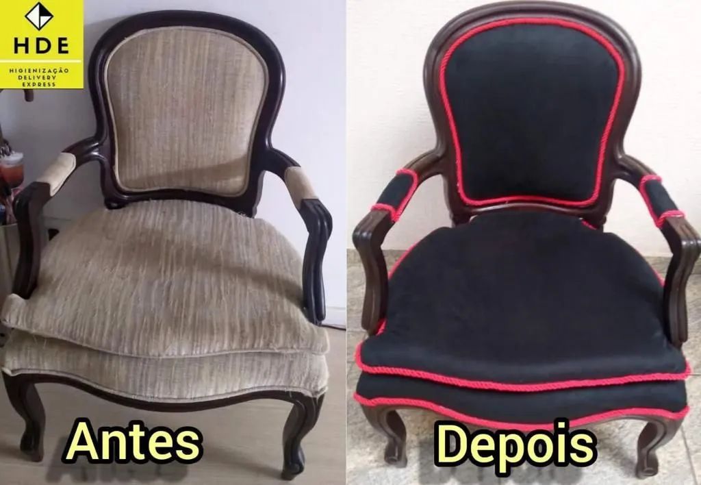 Higienização, impermeabilização e reforma de estofados a domicílio - Foto 6
