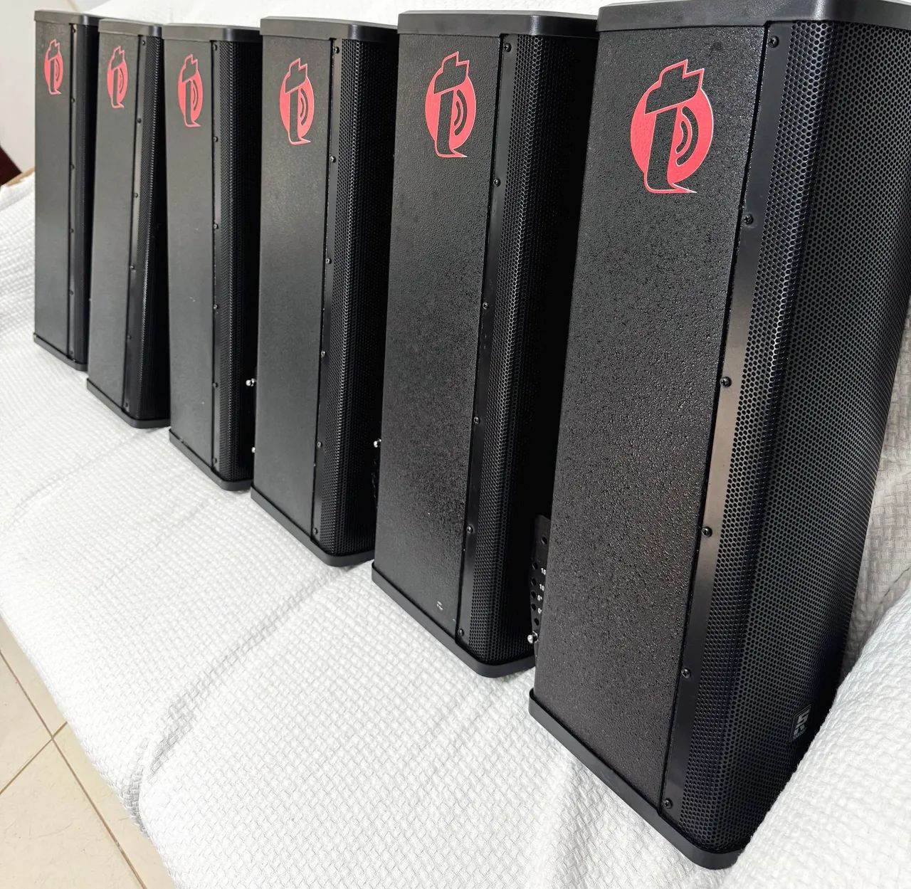 Caixa staner LINE Vertical Ativa 350W Preta SLR-504S - Foto 3
