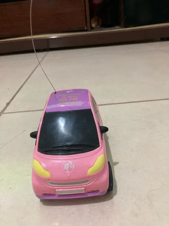Carrinho Barbie - Rosa - Controle Remoto