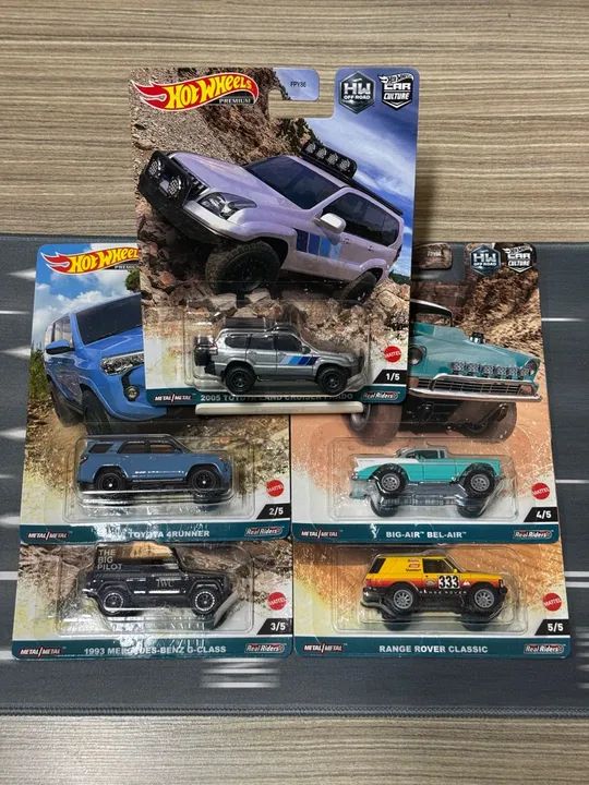 PROMO Hot Wheels Premium Off Road - Coleção Completa