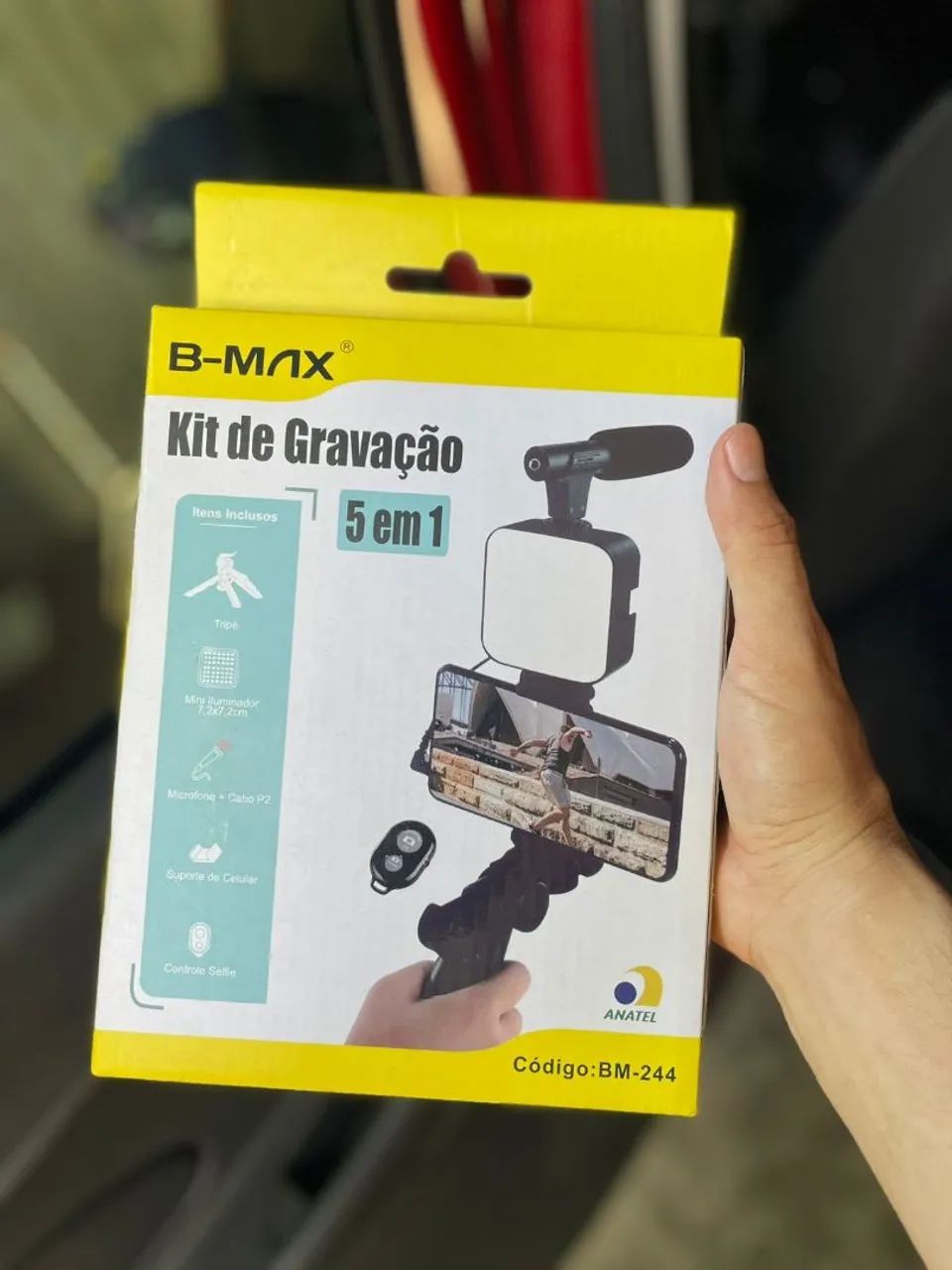 Kit de Gravação B-MAX 5 em 1 - Iluminação e Acessórios
