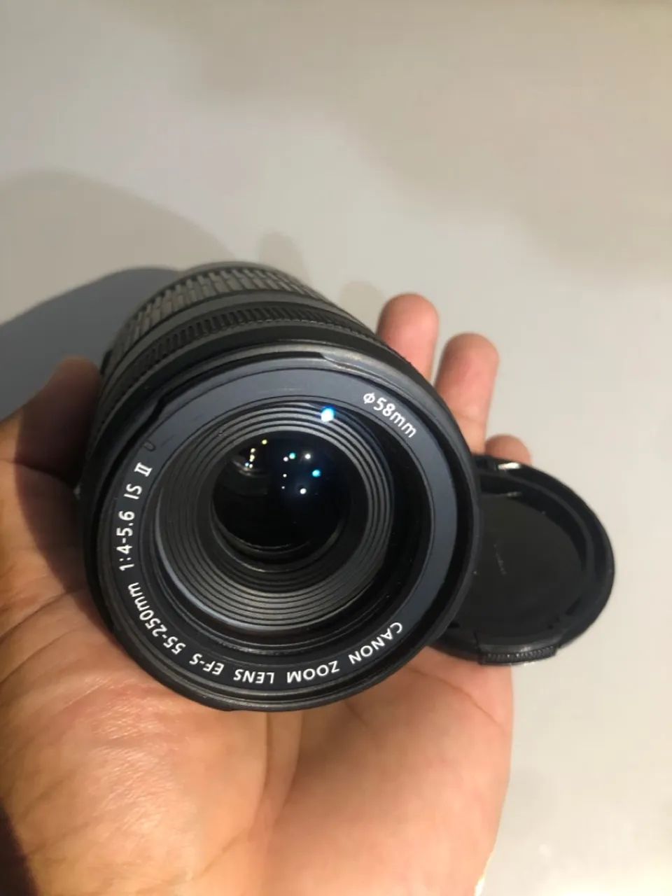Lente Canon EFS 55-250mm novíssima  - Foto 5