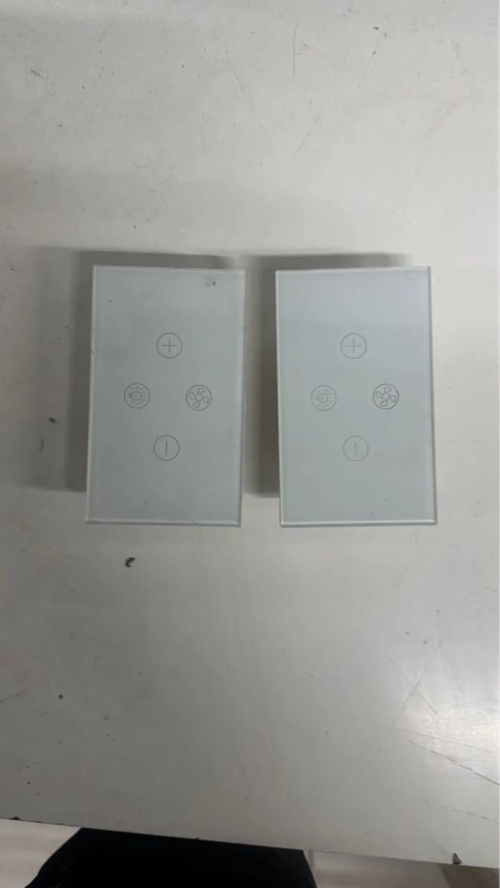 Interruptores Touchscreen para Ventilador de Teto