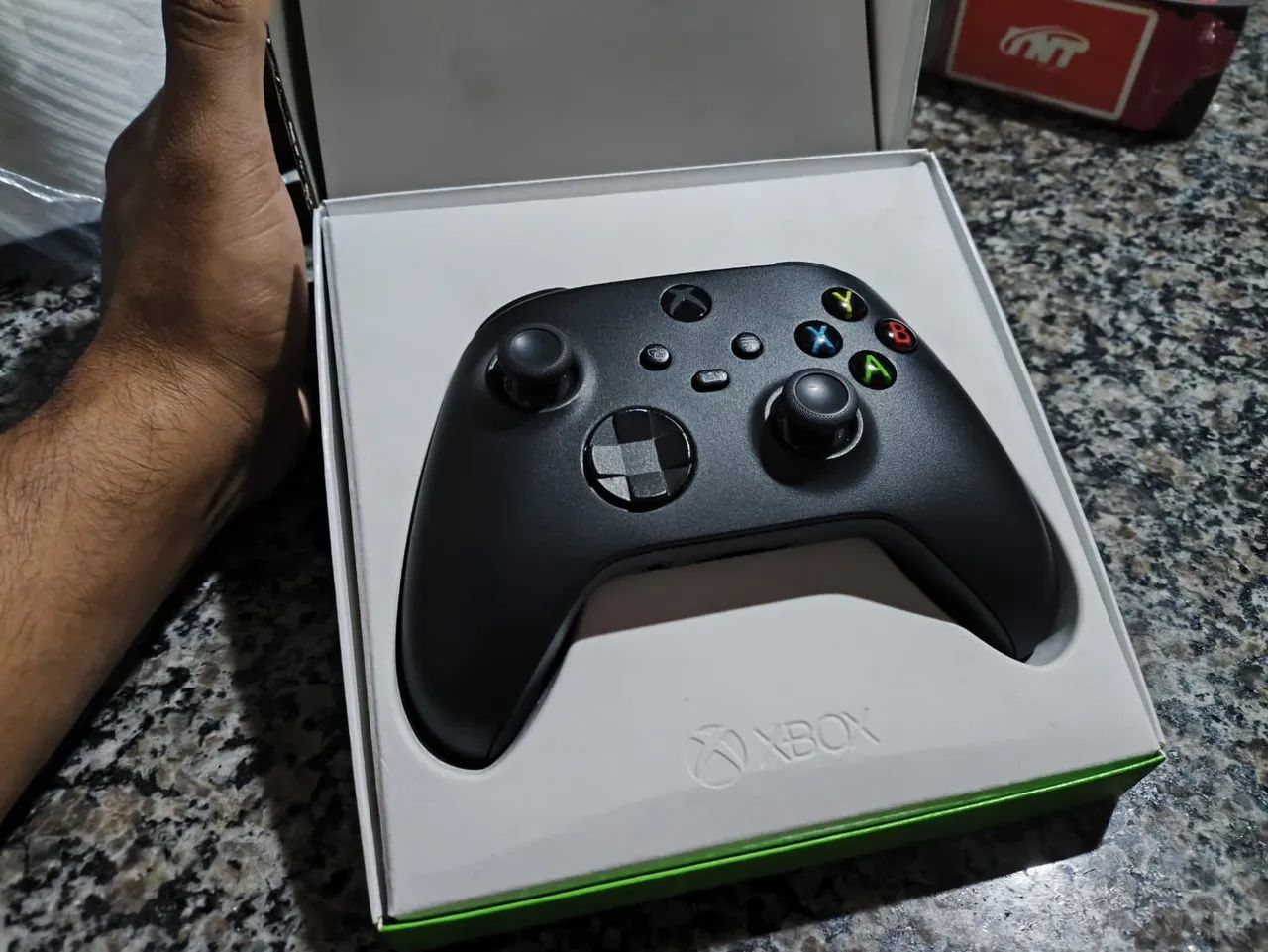 Controle Xbox Series S/X Carbon Black Original Microsoft - 3 Meses de Garantia 