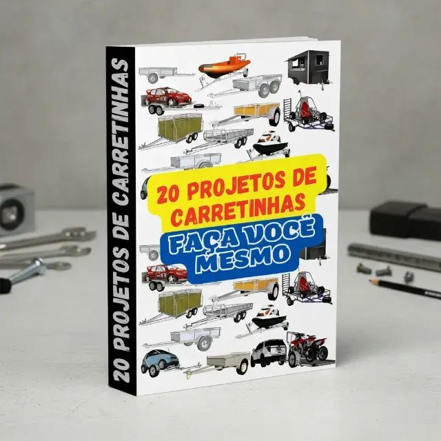 20 PROJETOS PARA CARRETINHAS REBOQUE  - Foto 3