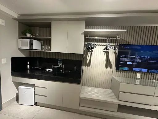 Flat a beira mar Jardim Oceania mobiliado e decorado - Foto 5