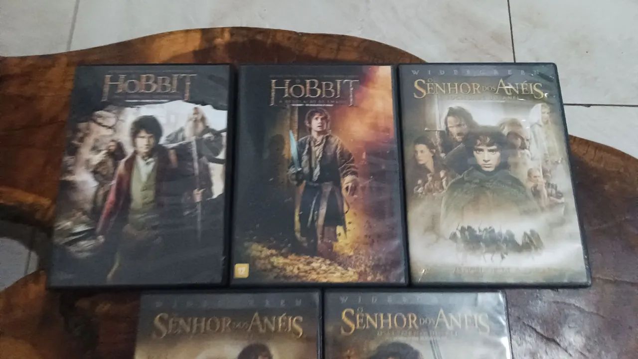 DVDs de O Hobbit e O Senhor dos Anéis  - Foto 2