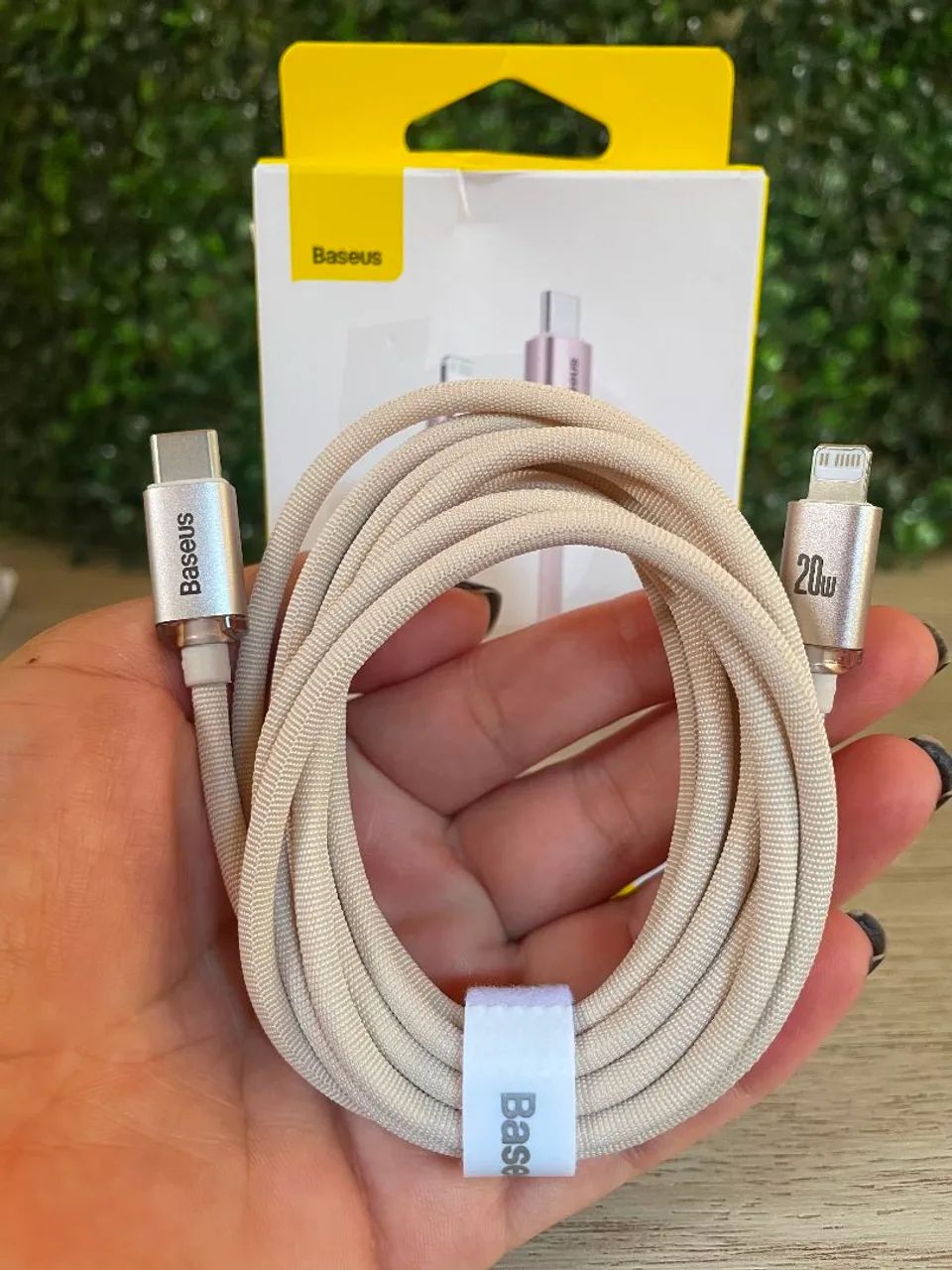 Cabo C para Lightning iPhone 20W Baseus 2M  - Foto 2