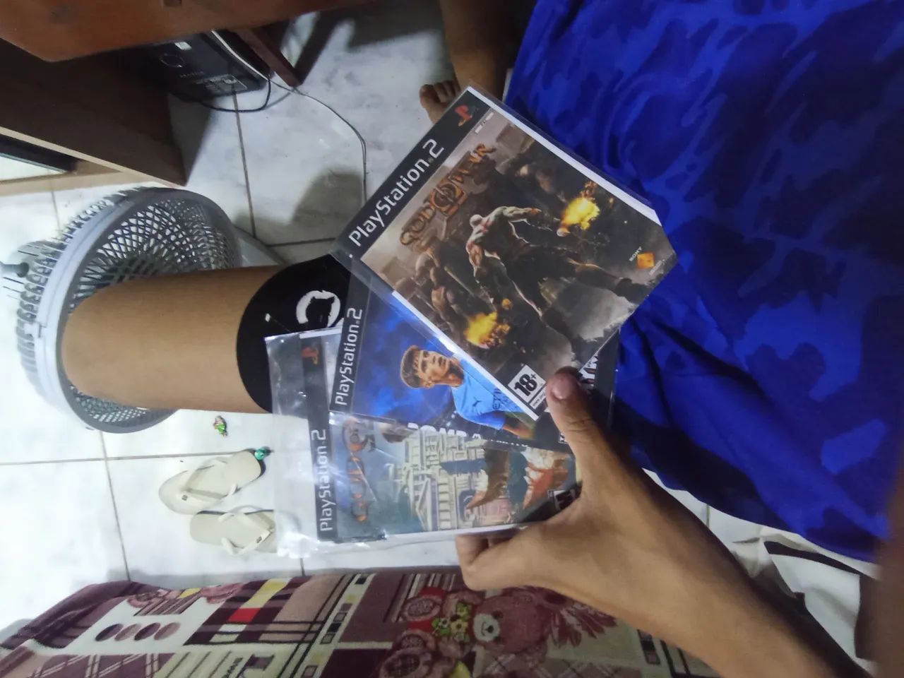PS2 COM 4 MANETES E 3 JOGOS  - Foto 4