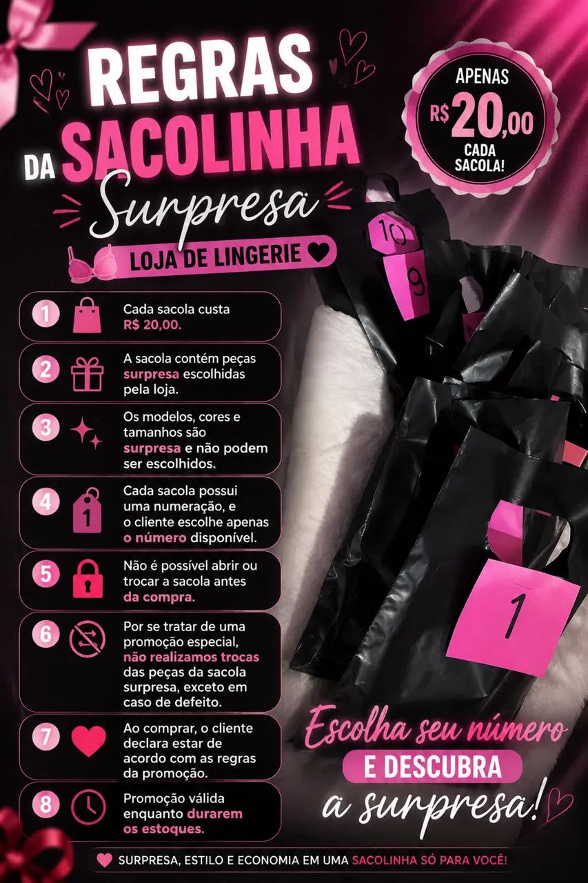 Sacolas- Surpresa - Foto 2