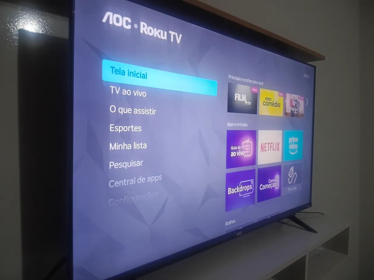 Tv 43' AOC  - 4 meses de uso  - novinha