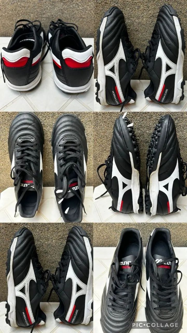 Chuteira society Mizuno Morelia original nova - Calçados