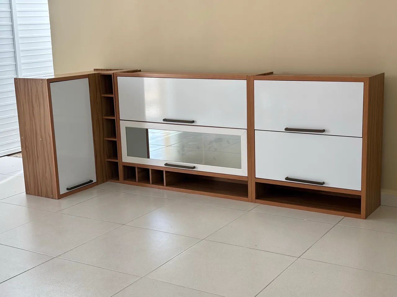 Armário de cozinha modulado aéreo 