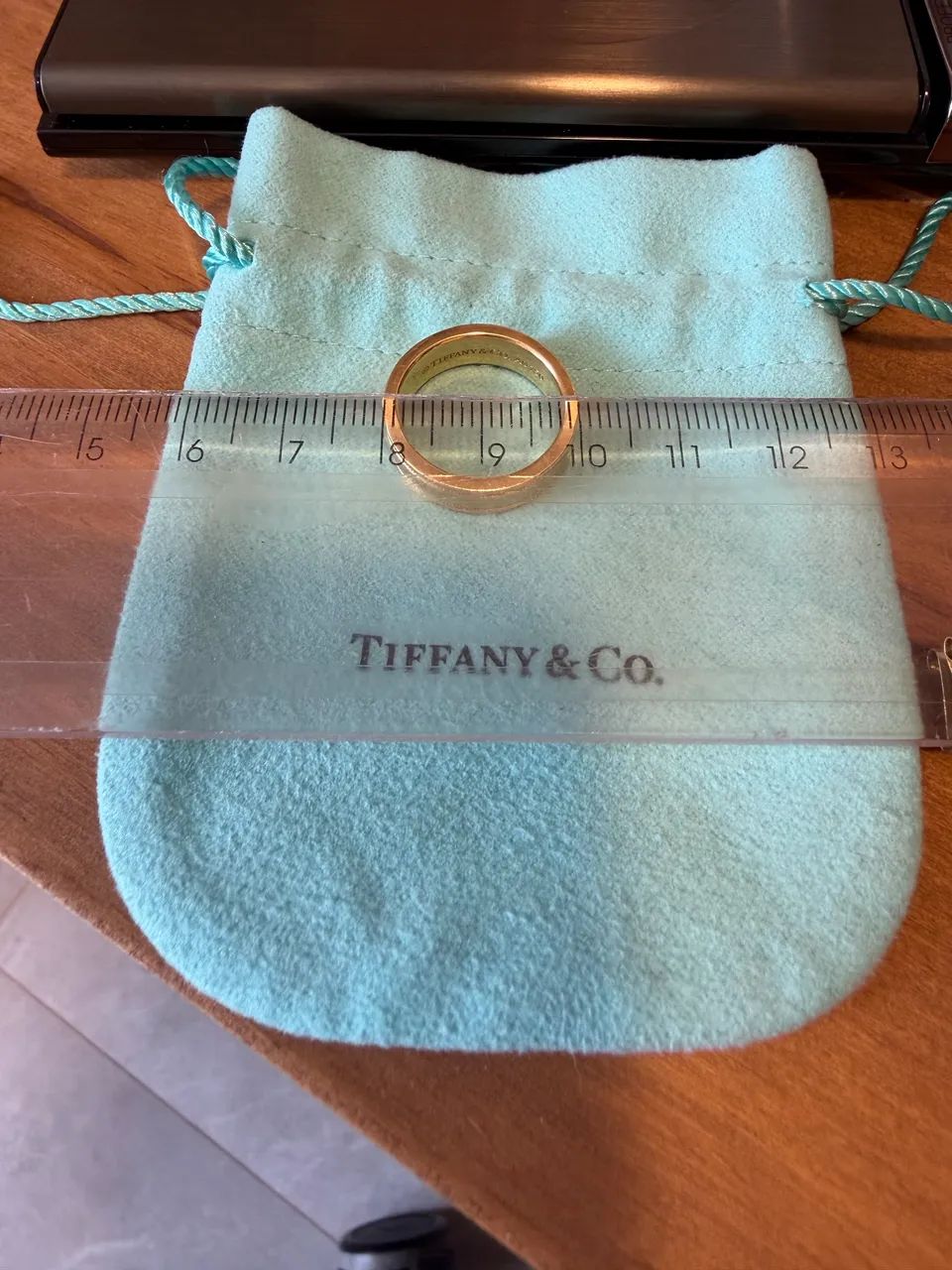 Anel Aliança Tiffany Double Milgrain Ouro 18k 750 - Foto 4