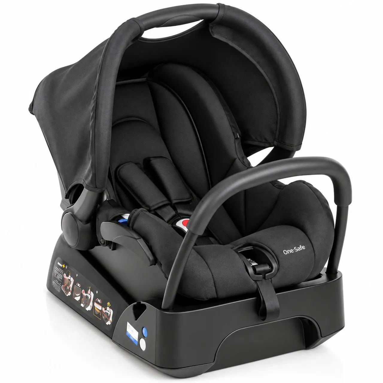 Bebê Conforto Safety 1st Preto com Base - Foto 4