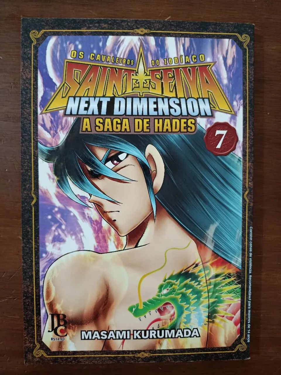 Mangá os cavaleiros do zodíaco: next dimension - a saga de Hades