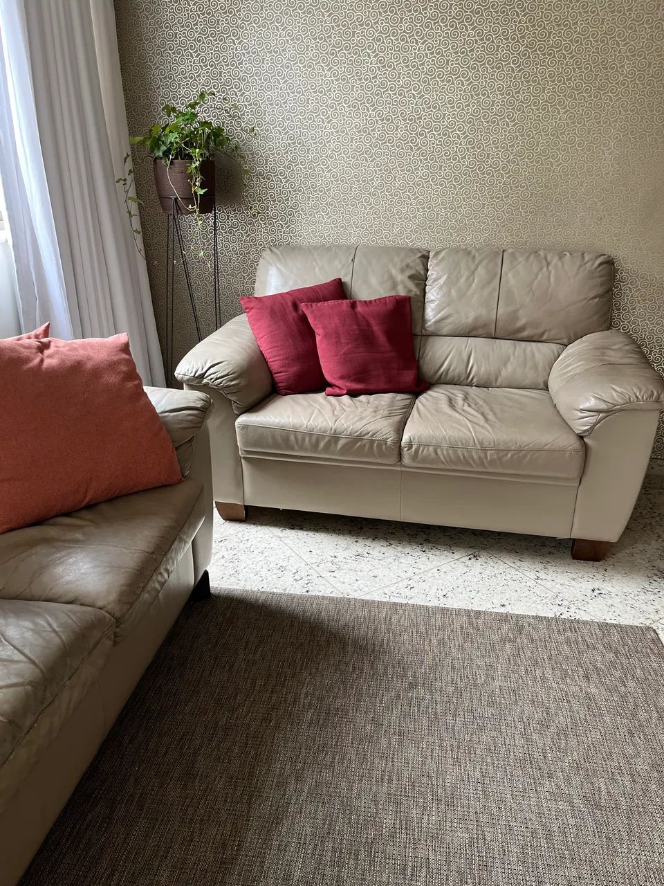 Jogo de sofá de 2 e 3 lugares