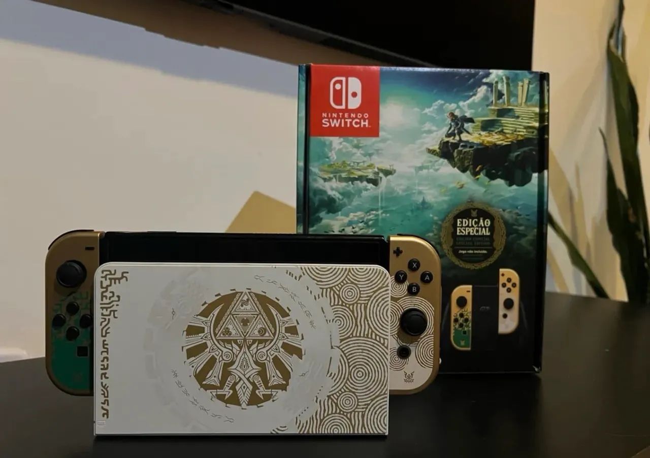 Switch OLED Zelda - Desbloqueado 