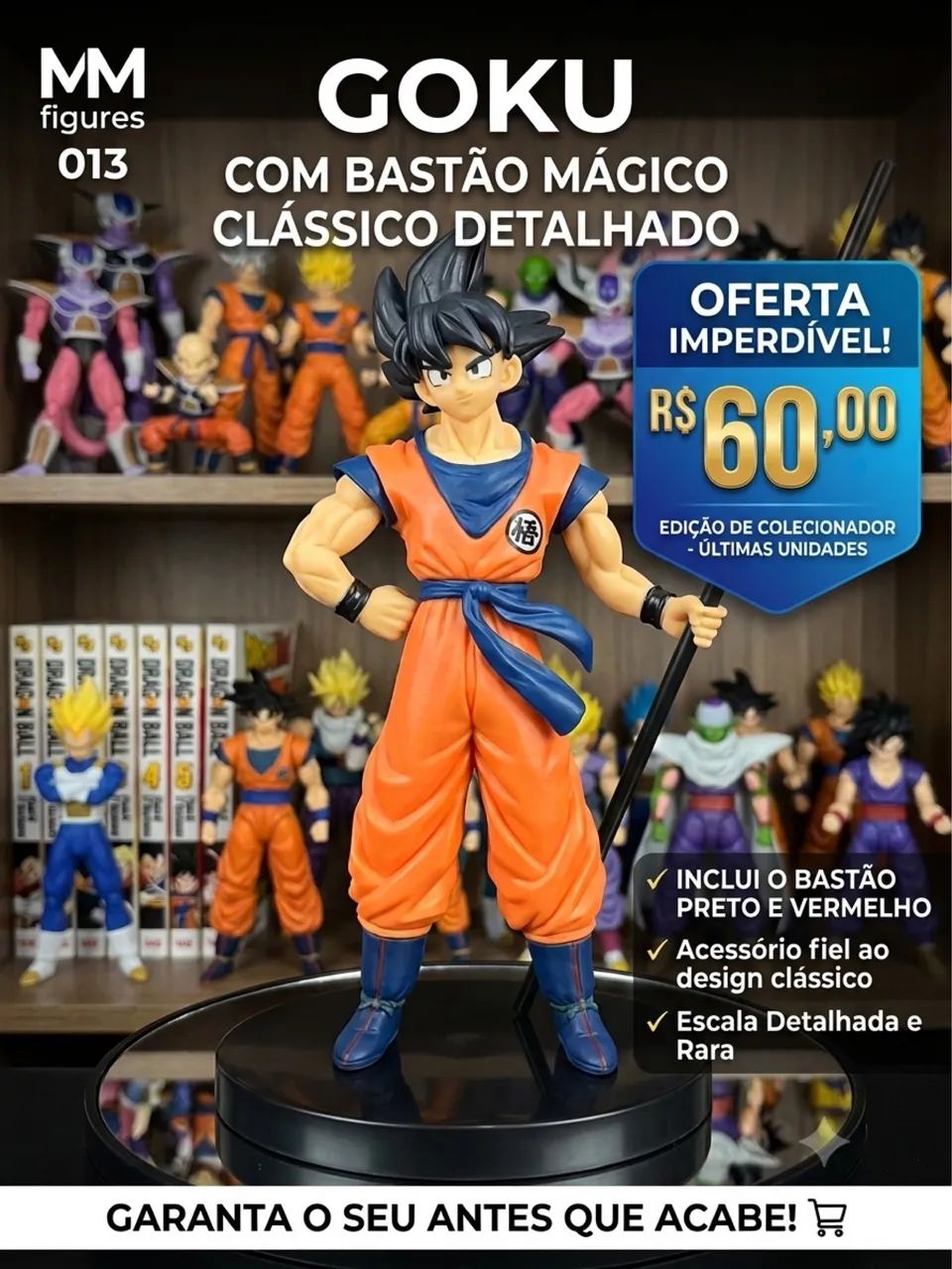 GOKU COM BASTÃO MÁGICO 