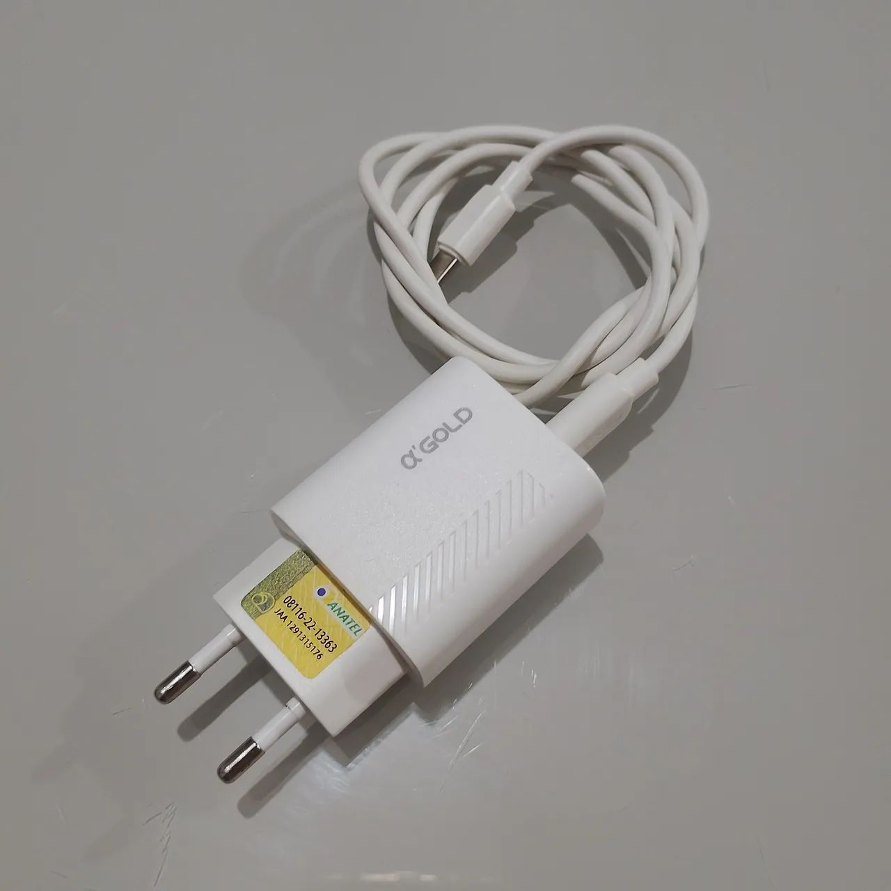 Carregador Rápido Celular Tipo C