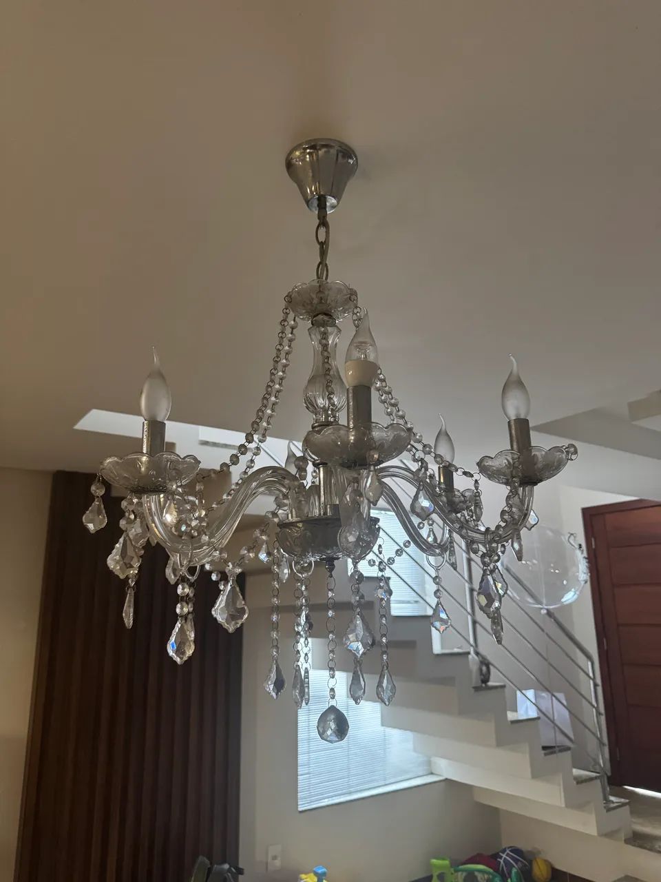 Lustre de Cristal Clássico 5 Braços - Elegante e Sofisticado - Foto 2