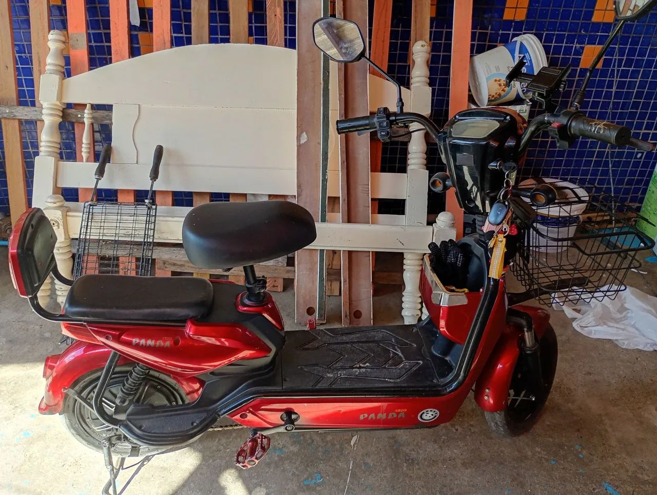 Bicicleta eletrica aro 14 scooter funciona com enegia - Foto 3