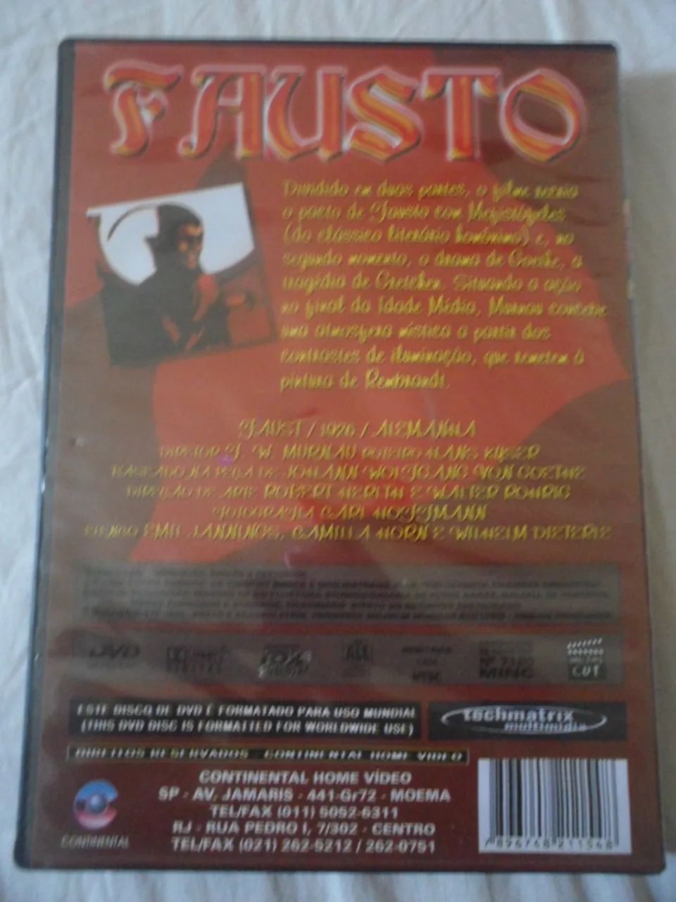 DVD Fausto Coleção Expressionismo Alemão DVD nacional e original - Foto 3