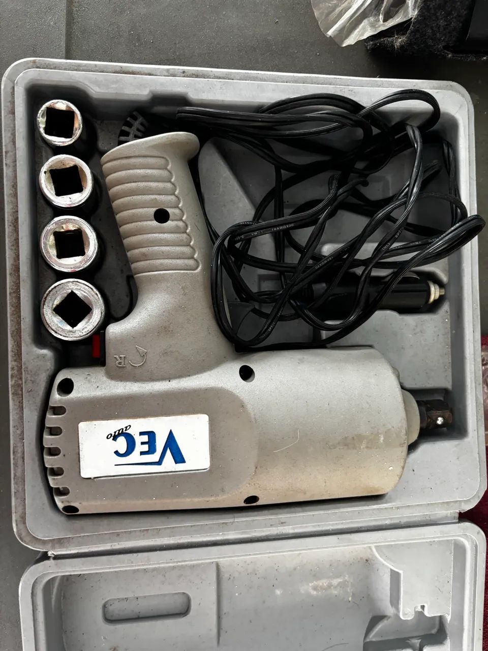 Chave de impacto eletrica automotiva 12v completo - Foto 2